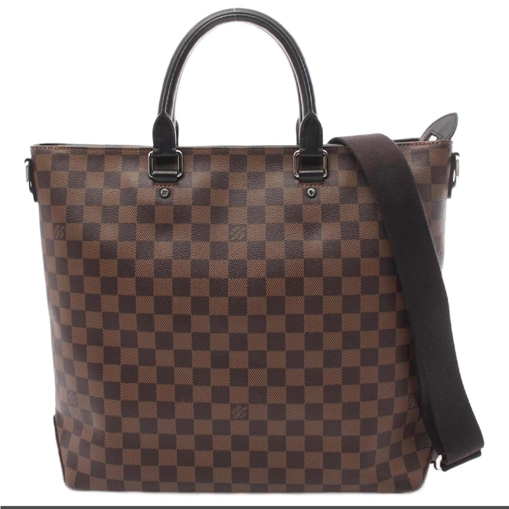 Louis Vuitton Jake Damier Ebene Tote Bag Brown